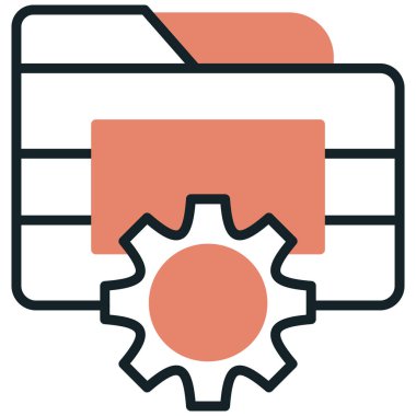 Dosya. Web simgesi basit illüstrasyon