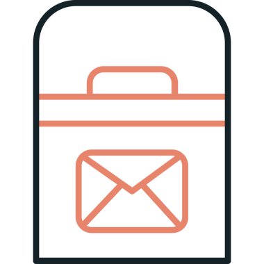 e- posta simgesi vektör illüstrasyonu