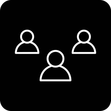 İnsan simgesinin vektör illüstrasyonu