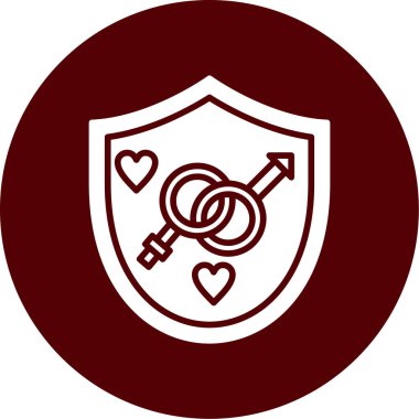 kalp vektör çizim seviyorum