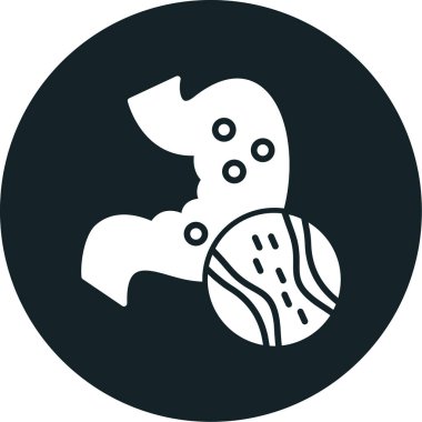 Modern b 'nin vektör illüstrasyonu eksik simgesi