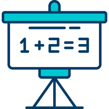 Modern eğitim ikonunun vektör illüstrasyonu