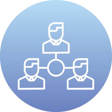 hiyerarşi. Web simgesi vektör illüstrasyonu