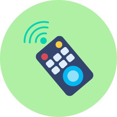 vektör uzaktan kontrol simgesi