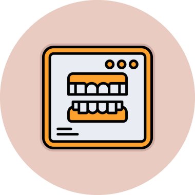 vektör düz renk simgesi