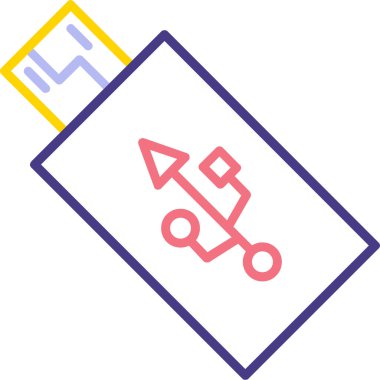 Bir otelin haritasının vektör çizimi