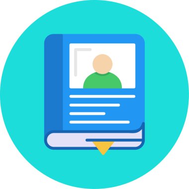 Çevrimiçi öğrenme vektörü simgesi