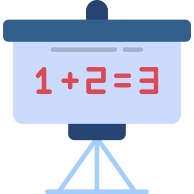 Tahta. Web simgesi basit illüstrasyon