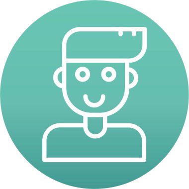 İnsan simgesinin vektör illüstrasyonu