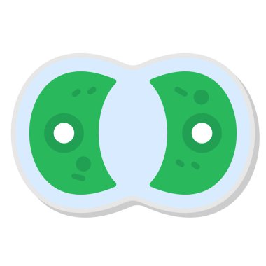 Maske. Web simgesi basit illüstrasyon