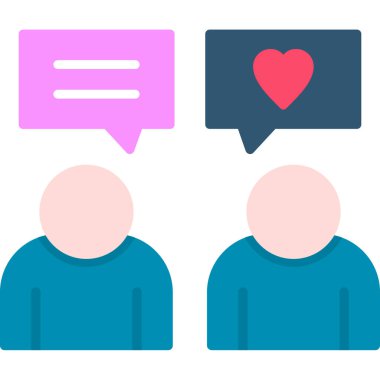 Konuşma baloncukları vektör simgesi