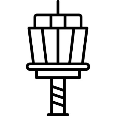 sokak lambası ikon vektör illüstrasyonu