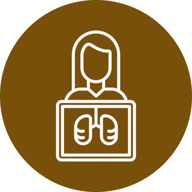 Kadın simgesinin vektör illüstrasyonu