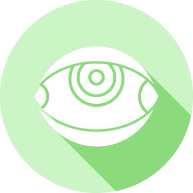 Göz simgesi vektör illüstrasyonu