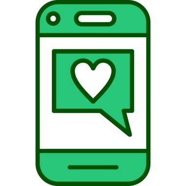 Akıllı telefon. Web simgesi basit illüstrasyon