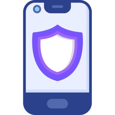 güvenlik simgesi modern vektör illüstrasyonu