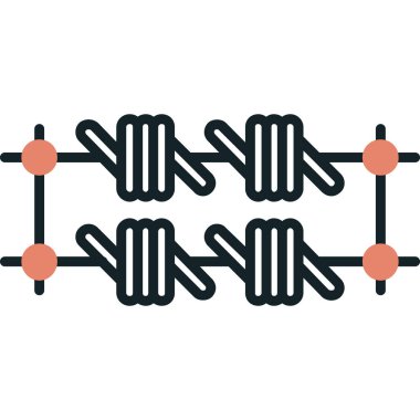 Modern simgenin vektör illüstrasyonu