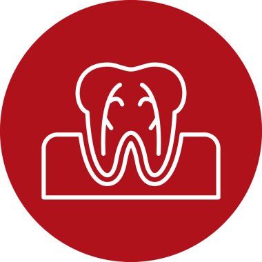 Modern simgenin vektör illüstrasyonu