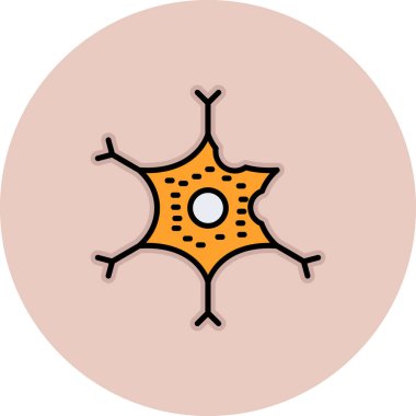 Virüs simgesinin vektör illüstrasyonu