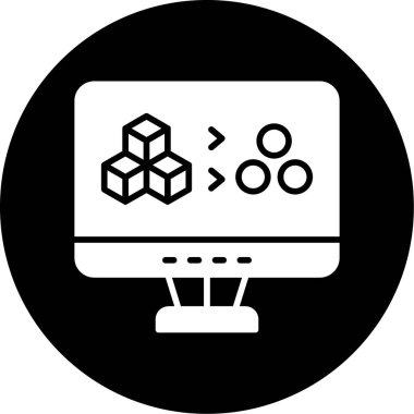 Web tasarım ikonu vektör illüstrasyonu