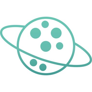 gezegen vektör renk simgesi