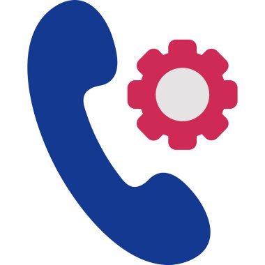 Telefon vektör simgesi. biçim düz bicolor ve mavi semboldür, yuvarlak açılar, yuvarlak açılar, beyaz arkaplan