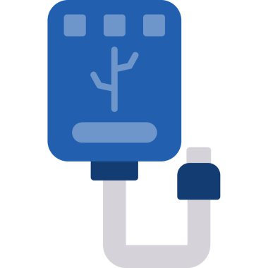 elektrik dolgu simgesi, vektör illüstrasyonu