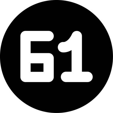 7 numaralı simge vektör illüstrasyonu