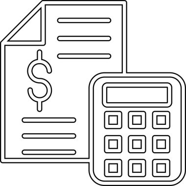 hesaplayıcı hesap makinesi hesap makinesi simgesi dış hat biçiminde