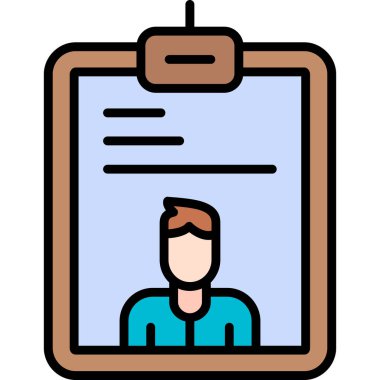 İş görüşmesi ikonu. vektör illüstrasyonu