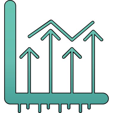 ok ve oklar vektör illüstrasyon tasarımı