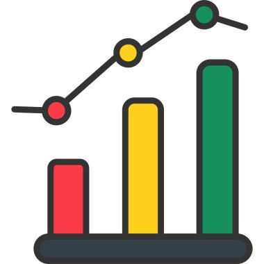 grafik düz simgesi, vektör illüstrasyonu