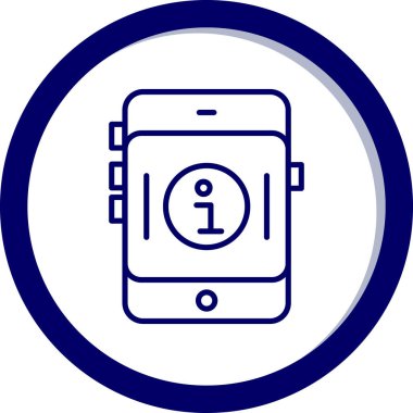 Telefon simgesinin vektör illüstrasyonu