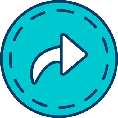 Bir simgenin vektör illüstrasyonu