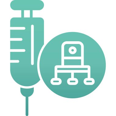 Modern b 'nin vektör çizimi hastanenin ikonundan yoksun