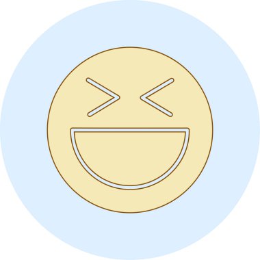 emoji. Web simgesi basit illüstrasyon