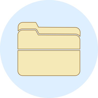 Dosya. Web simgesi basit illüstrasyon