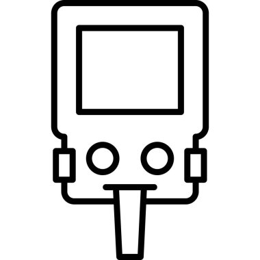 Fiş simgesi. Web için dolgu vektör simgesinin özet çizimi