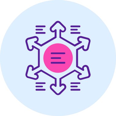 Molekül. Web simgesi basit illüstrasyon