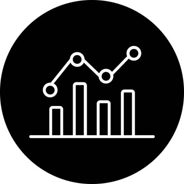 grafik ikonu vektör illüstrasyonu