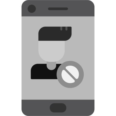 Blok Kullanıcı Ağı simgesi, vektör illüstrasyonu