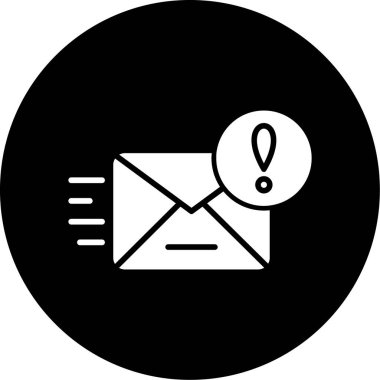 ileti vektörü düz simgesi