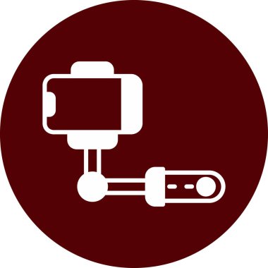 Bir kameranın vektör illüstrasyonu