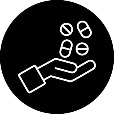 Kişisel ve ticari kullanım için vektör hekimliği simgesi.