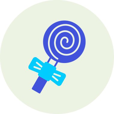 Şeker ikonu vektör illüstrasyonu