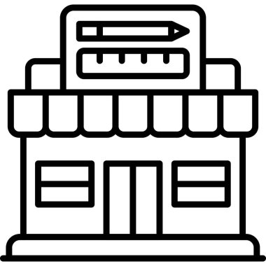 Alışveriş mağazası. Basit tasarım