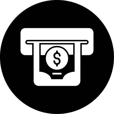 Dolar vektör illüstrasyon simgesi