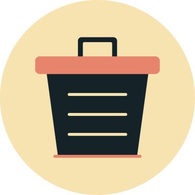 Alışveriş arabası vektör simgesi