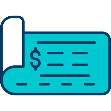 Dolar gagası vektör simgesi