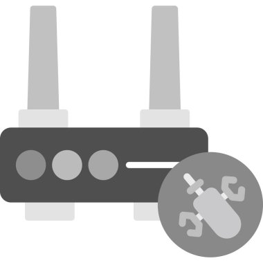 uydu simgesi. İnternet için radyo ikonu vektör simgelerinin basit bir çizimi. beyaz arkaplan